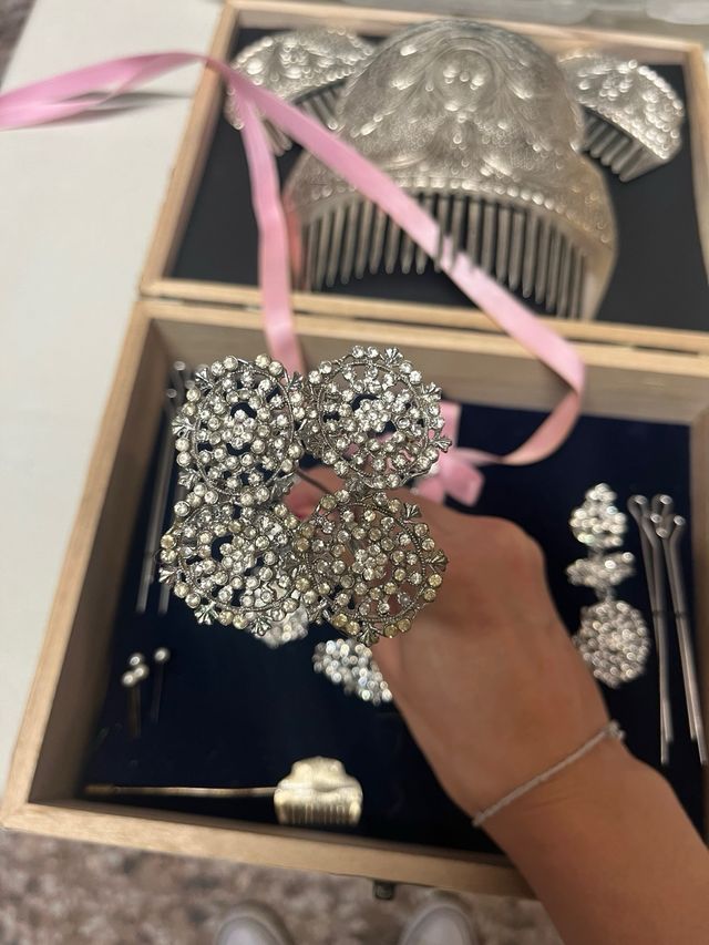 Aderezo de fallera plata