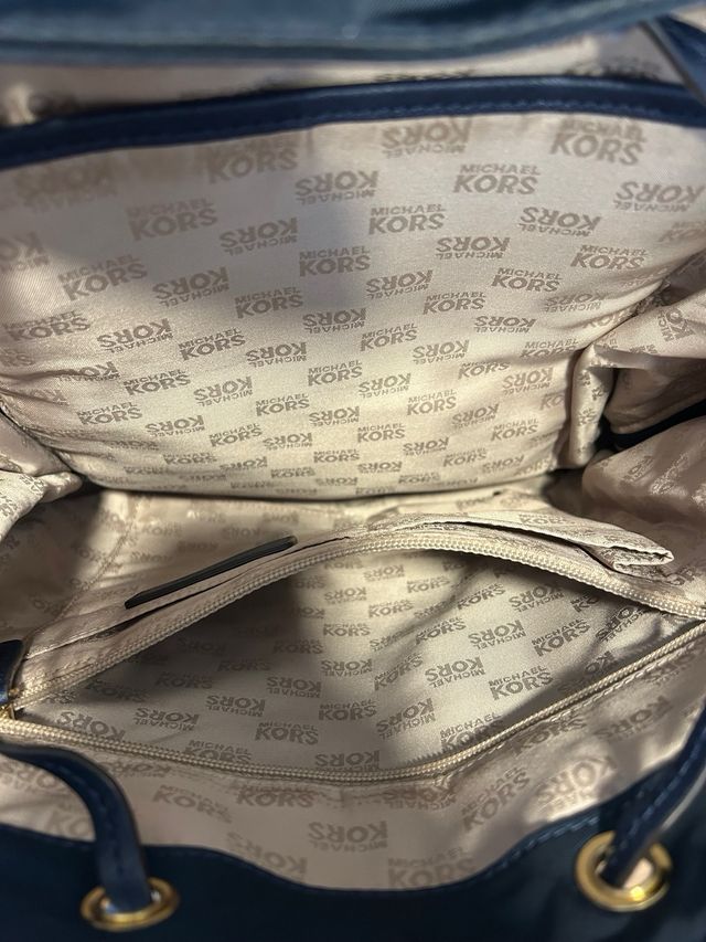 Mochila Michael Kors azul marino