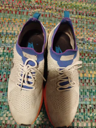 Zapatillas Nike Hombre Blancas Naranja