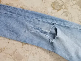 Jeans Levi's 512 Uomo Anni '90 Strappati