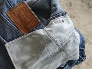Jeans Levi's 512 Uomo Anni '90 Strappati