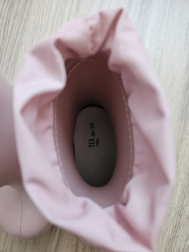 Botas de agua rosas Carrefour Tex respetuosas, 25
