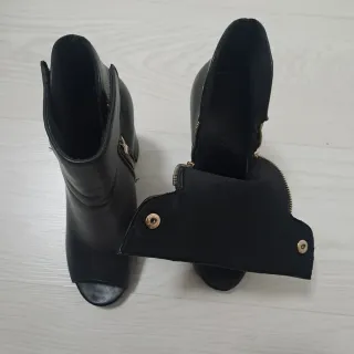 Stivaletti neri pelle tg.37