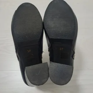 Stivaletti neri pelle tg.37