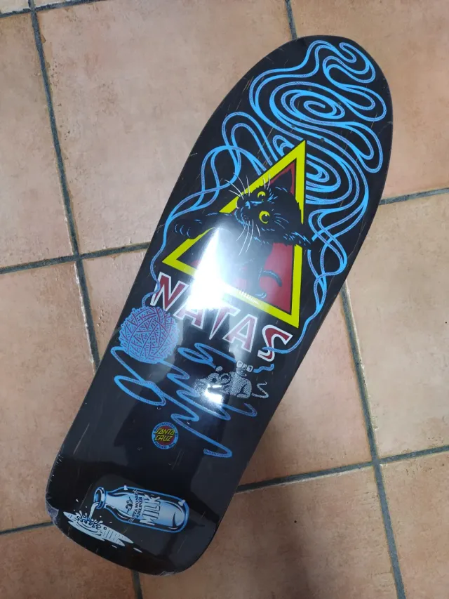 Deck Skate Santa Cruz SMA Natas Kitten Black Stain