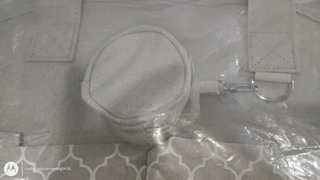 Bolso cambiador pañalera beige