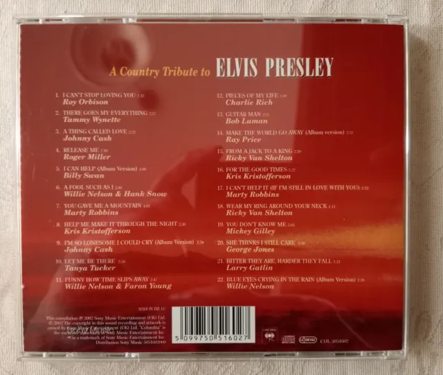 Doble CD Homenaje Elvis Presley