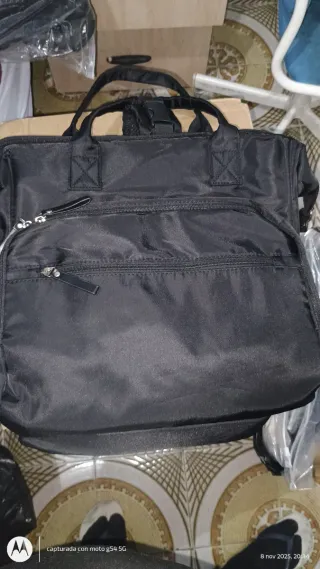 Bolso Cartera Mochila Negro