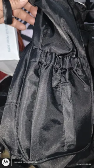 Bolso Cartera Mochila Negro