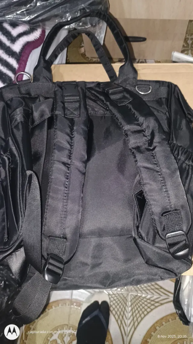 Bolso Cartera Mochila Negro