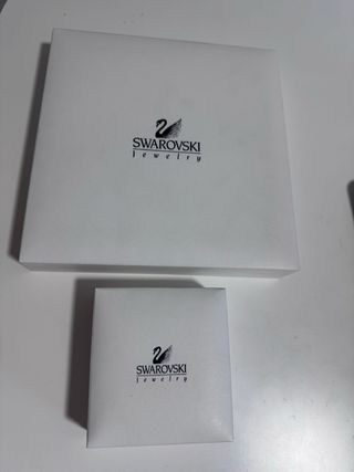 Collar y pendientes Swarovski oro y turquesa