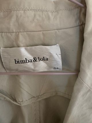 Americana Bimba y Lola Beige Talla 44