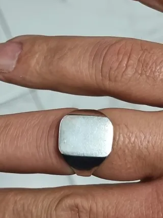 Anillo de plata para hombre
