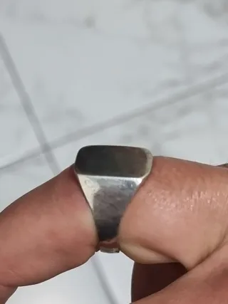 Anillo de plata para hombre
