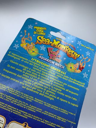 RARO Orologio Da Polso Acquario Sea-Monkeys