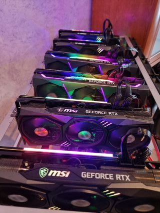 Rig 6 Tarjetas graficas o Gpu MSI RTX 3070