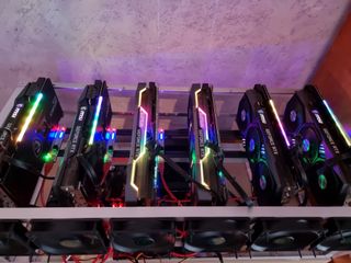 Rig 6 Tarjetas graficas o Gpu MSI RTX 3070