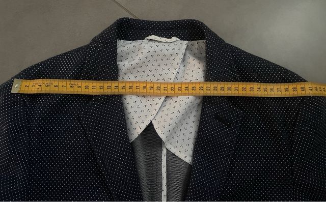 Blazer uomo Piazza Italia fantasia micro pois