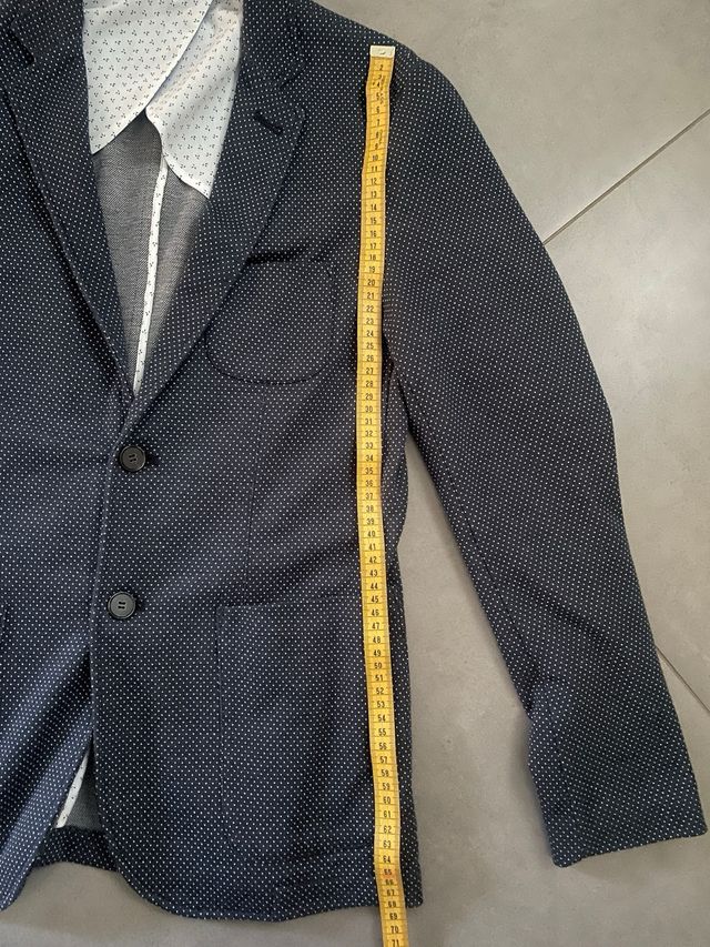 Blazer uomo Piazza Italia fantasia micro pois