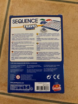 Juego de mesa Sequence Travel Edition