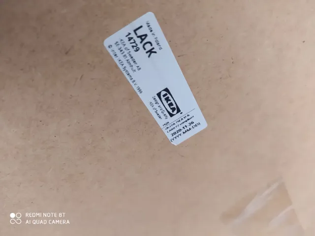 Mesa auxiliar diseño Ikea negra-ikea-leer anuncio