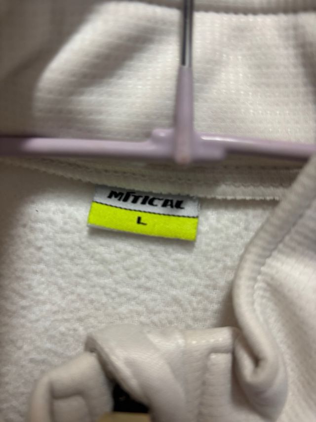 Chaqueta ciclismo blanca