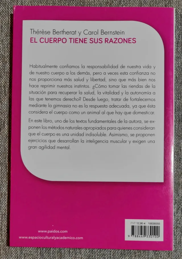El cuerpo tiene sus razones: Autocura y antigim...