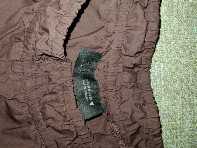 Completo Zara camicione e pantaloncino marrone