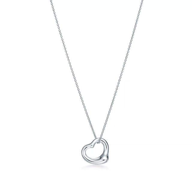 Colgante Corazón Abierto Tiffany & Co. Plata