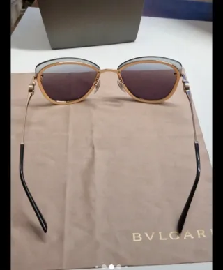 Occhiali da sole Bulgari marrone/oro