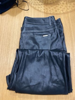 Pantalón símil piel Brownie negro Talla M