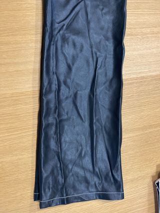 Pantalón símil piel Brownie negro Talla M