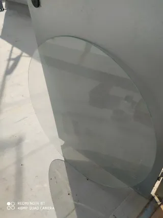 Cristal redondo mesa 86 cm