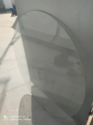 Cristal redondo mesa 86 cm