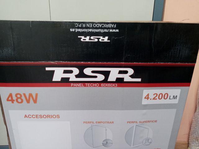 Panel LED RSR 48W 60x60cm 4200LM 6000K