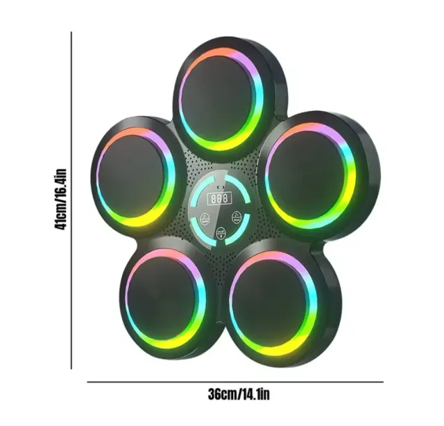 Macchina da Boxe Intelligente con Luci LED