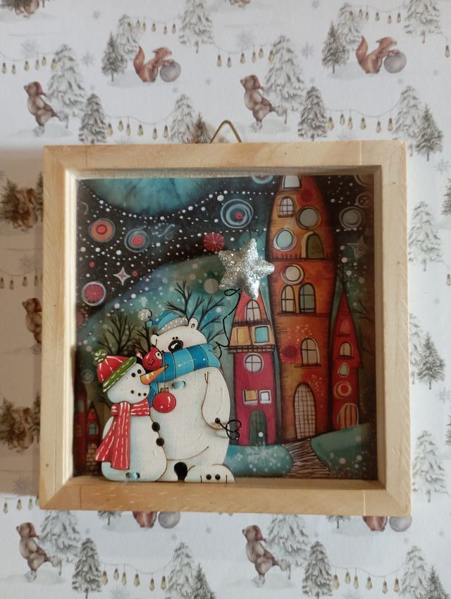 Quadretto decorativo Natale