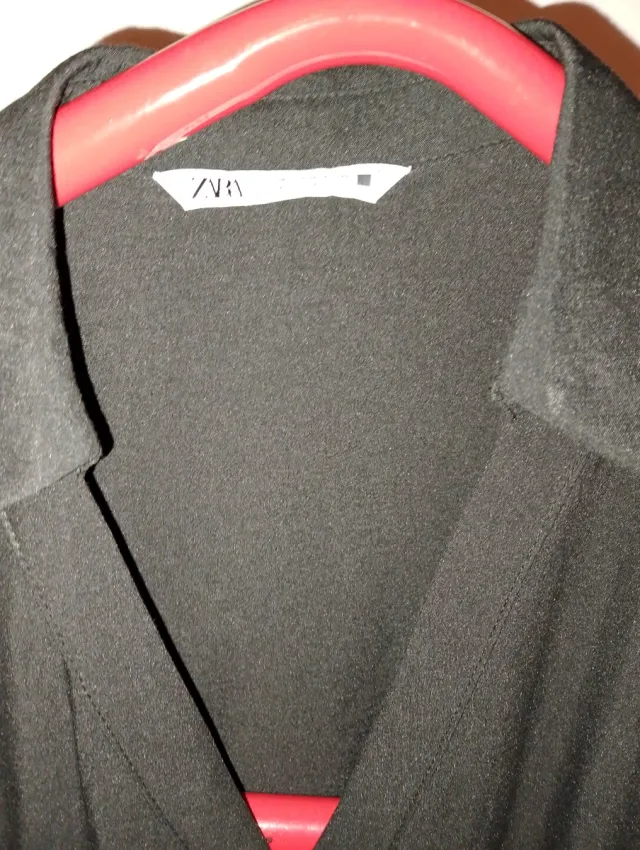 Vestito Zara nero con bottoni