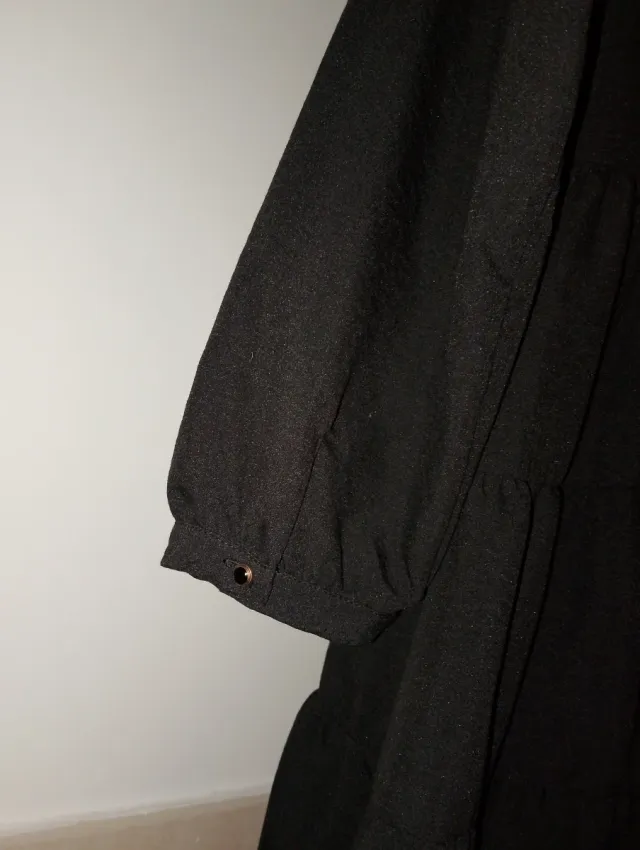 Vestito Zara nero con bottoni