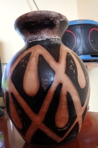 Vaso Ceramica Chulucanas Decorato