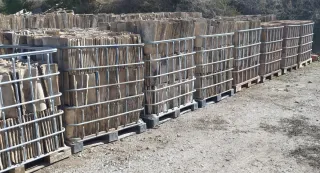 Tejas antiguas de barro