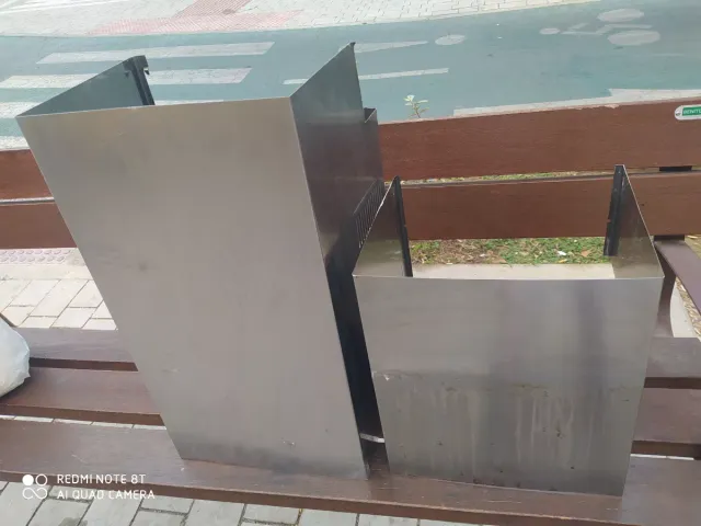 Embellecedor campana extractora acero inoxidable