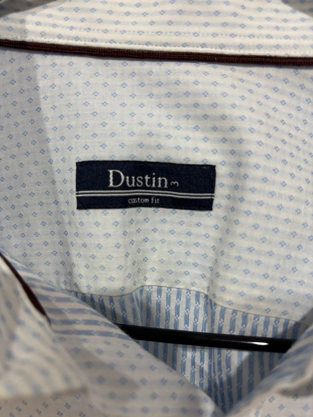 Camisa Dustin Custom Fit Azul