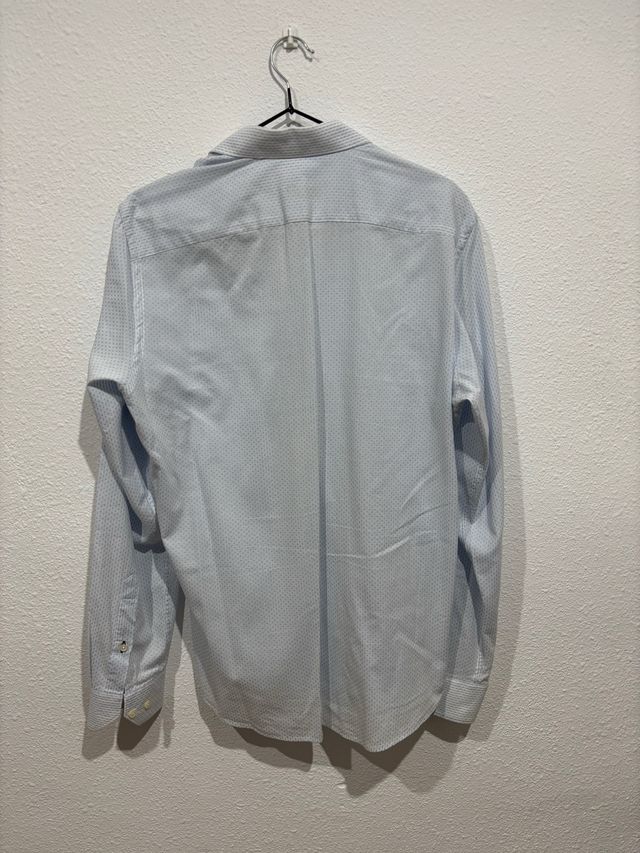 Camisa Dustin Custom Fit Azul