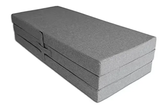 Colchón Plegable Azul premium con cierre y asa.