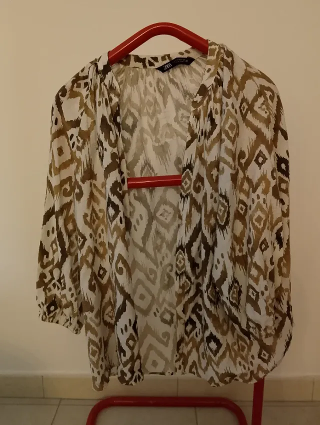 Camicia Zara oversize fantasia