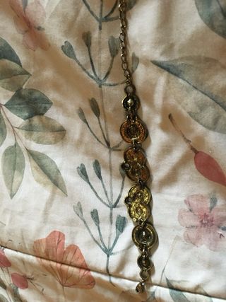Pulsera eslabonada con pedrería