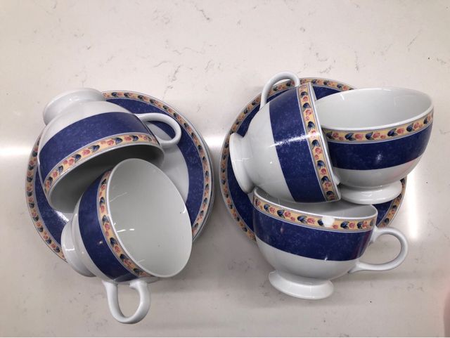 Conjunto de 5 tazas