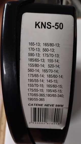 Catene Neve KNS-50 9MM