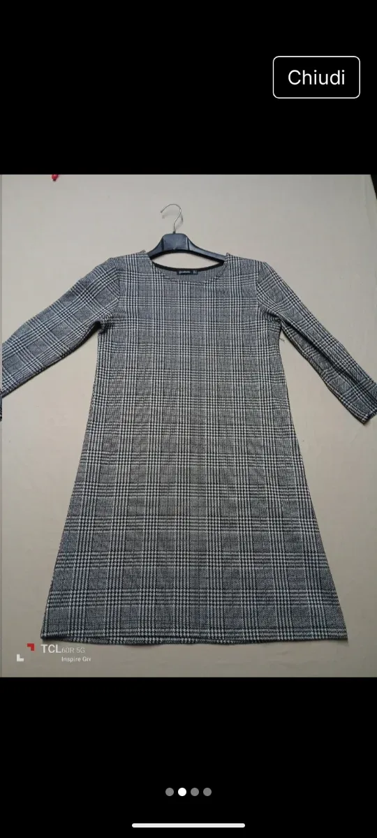 Vestito donna a quadri